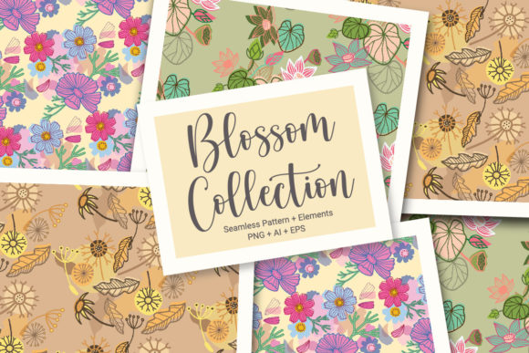 Blossom: A Beautiful Flower Pattern for Creative Projects