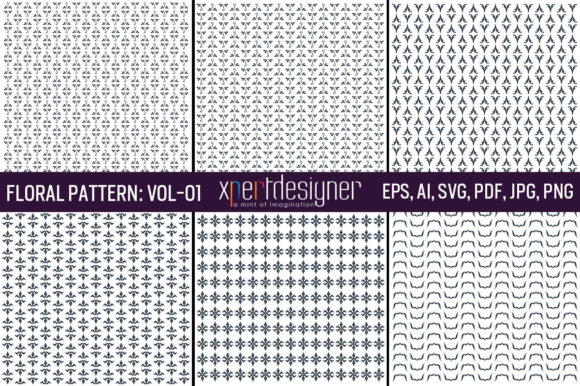Floral Ornaments Pattern Vol - 01: A Versatile Tool for Creative and Business Workflows