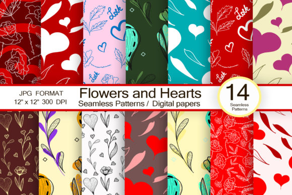 Flowers and Hearts, Scrapbook Paper: A Strategic Tool for Creative Expression