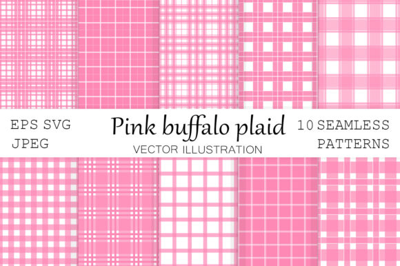 Pink Buffalo Plaid. Valentines Day SVG: A Versatile Design for Creative Projects